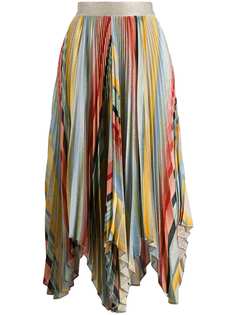 Missoni плиссированная юбка асимметричного кроя