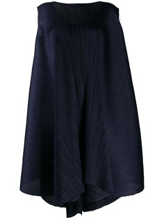 Pleats Please By Issey Miyake pleated cape dress
