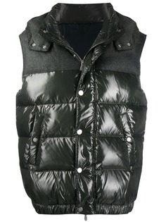 Eleventy hooded padded vest