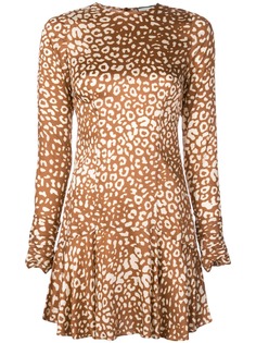 Alexis платье мини с леопардовым принтом