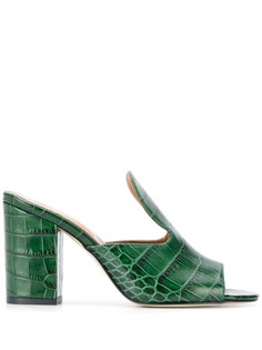 Paris Texas crocodile print sandals
