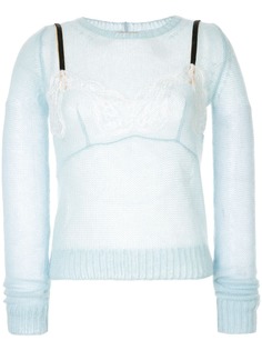 Nº21 two-layer knitted jumper
