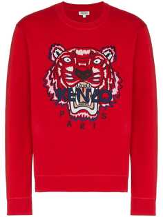 Kenzo толстовка Tiger с вышивкой