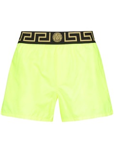 Versace logo-waist swim shorts