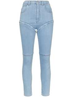 Alessandra Rich detachable-leg skinny jeans