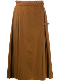 Versace Pre-Owned юбка 1980-х годов с плиссировкой