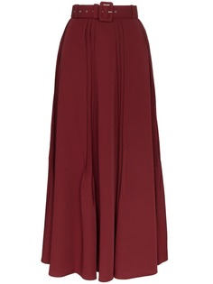 N Duo pleated maxi skirt