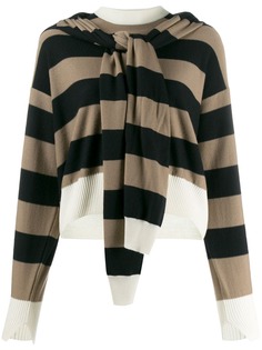 Sonia Rykiel layered striped sweater
