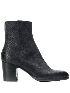 Pantanetti snakeskin effect ankle boots