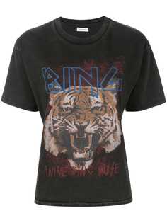 Anine Bing футболка с принтом Tiger