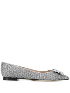 Stuart Weitzman KELSEY FLAT-SILVER