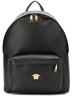 Versace фактурный рюкзак с логотипом
