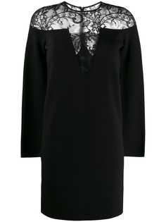 Givenchy платье с кружевным верхом