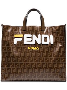 Fendi сумка-тоут с принтом Mania