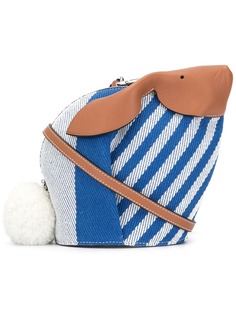 Loewe сумка в полоску в виде кролика