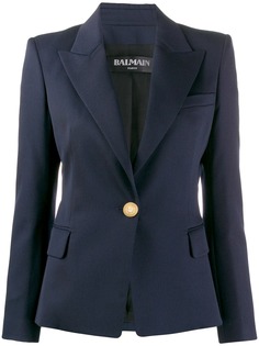 Balmain однобортный блейзер строгого кроя