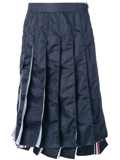 Thom Browne юбка с вставками в сетку