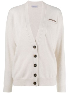 Brunello Cucinelli кардиган с карманом
