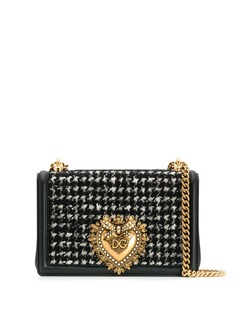 Dolce & Gabbana твидовая сумка на плечо Devotion