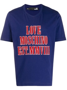 Love Moschino футболка с графичным принтом