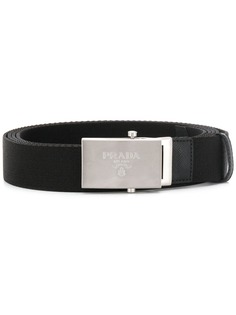 Prada тканый ремень