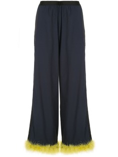 Tu es mon TRÉSOR спортивные брюки с перьями