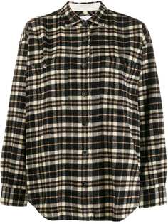 Closed check flannel shirt