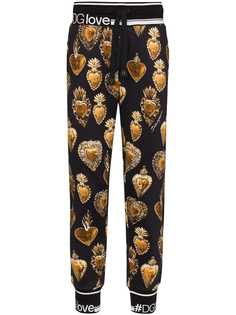 Dolce & Gabbana брюки с принтом Sacred Heart