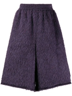 Mm6 Maison Margiela пушистые шорты оверсайз