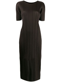 Pleats Please By Issey Miyake pleated midi dress