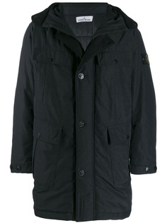 Stone Island logo parka jacket