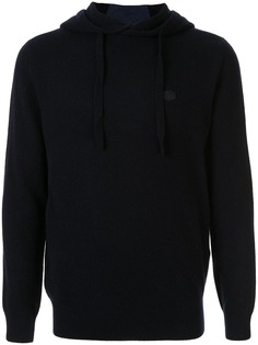 Emporio Armani logo patch hoodie