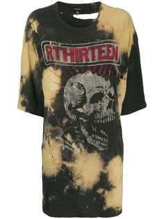 R13 skull head print T-shirt