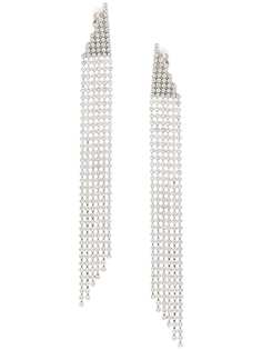 Saint Laurent crystal cascade earrings