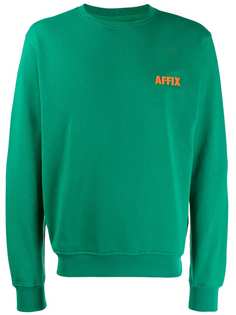 Affix logo embellished sweatshirt