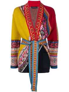 Etro tie waist cardigan