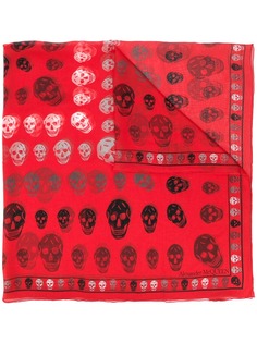 Alexander McQueen skull print scarf