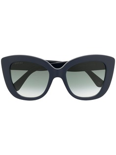 Gucci Eyewear солнцезащитные очки в оправе кошачий глаз