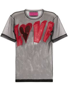 Viktor & Rolf love logo mesh T-shirt