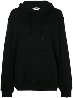 MSGM logo print hoodie