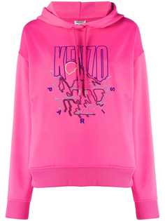Kenzo embroidered logo hoodie