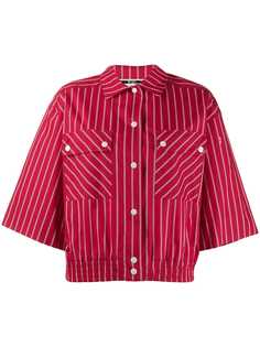 McQ Alexander McQueen cropped striped shirt