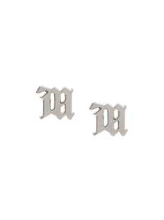 Misbhv logo stud earrings