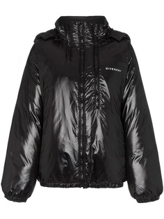 Givenchy дутая куртка на молнии спереди