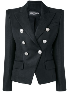 Balmain блейзер с заостренными плечами