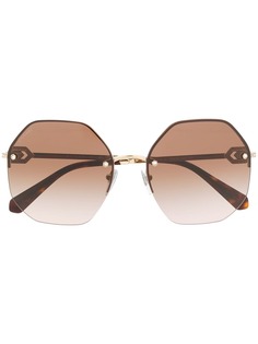 Bulgari round crystals embellished sunglasses