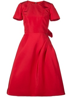 Oscar de la Renta платье Scarlet с короткими рукавами