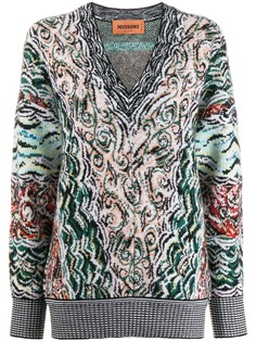 Missoni джемпер с абстрактным узором