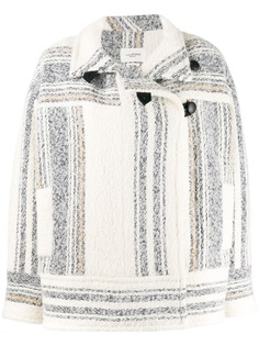 Isabel Marant Étoile striped wooly coat