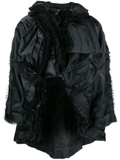 Comme Des Garçons ruffled cape